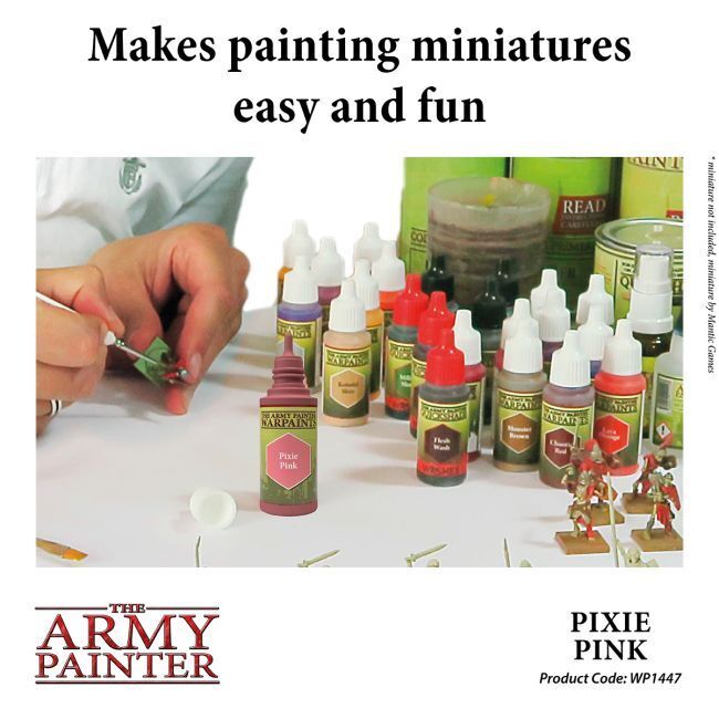 The Army Painter Warpaints: Pixie Pink - 18ml Acrylic Paint