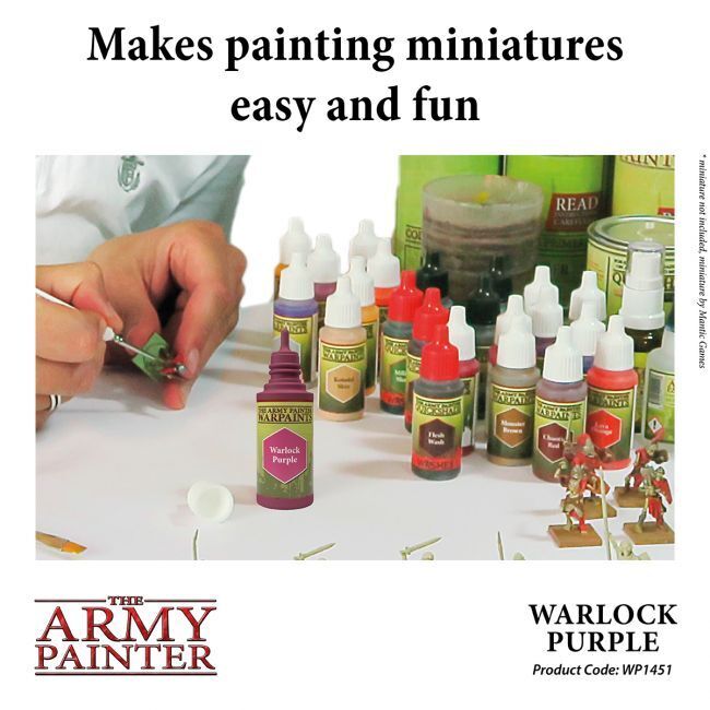 The Army Painter Warpaints: Warlock Purple - 18ml Acrylic Paint