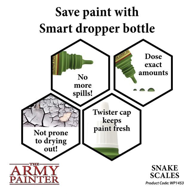 The Army Painter Warpaints: Snake Scales - 18ml Acrylic Paint