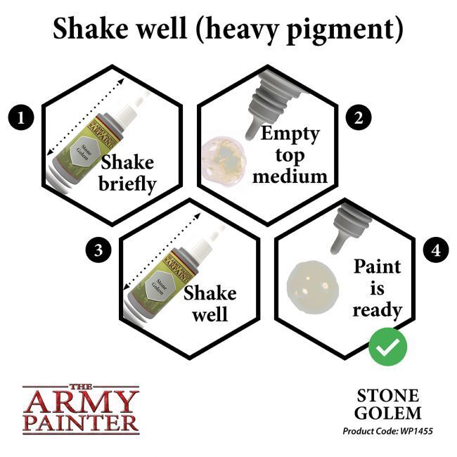 The Army Painter Warpaints: Stone Golem - 18ml Acrylic Paint