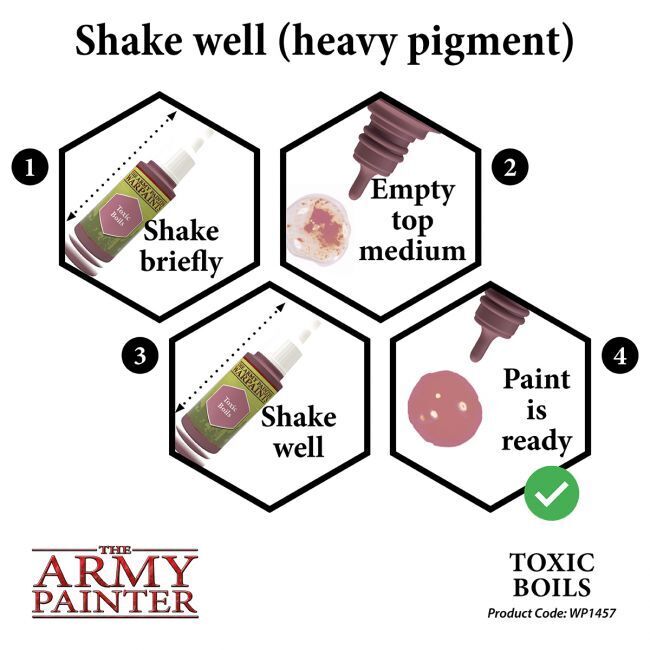 The Army Painter Warpaints: Toxic Boils - 18ml Acrylic Paint