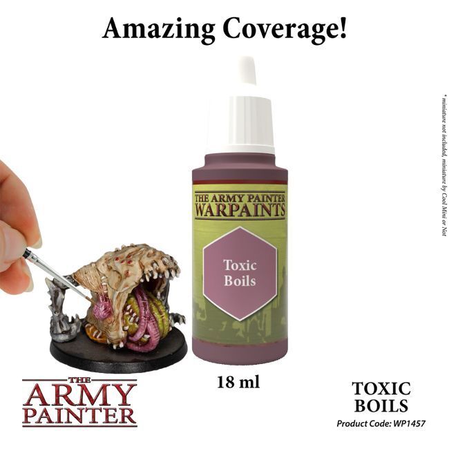 The Army Painter Warpaints: Toxic Boils - 18ml Acrylic Paint