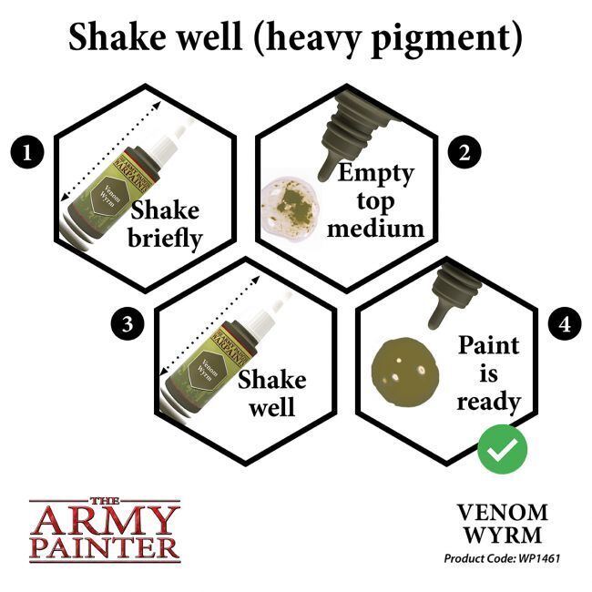 The Army Painter Warpaints: Venom Wyrm - 18ml Acrylic Paint