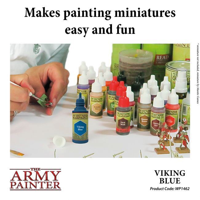 The Army Painter Warpaints: Viking Blue - 18ml Acrylic Paint