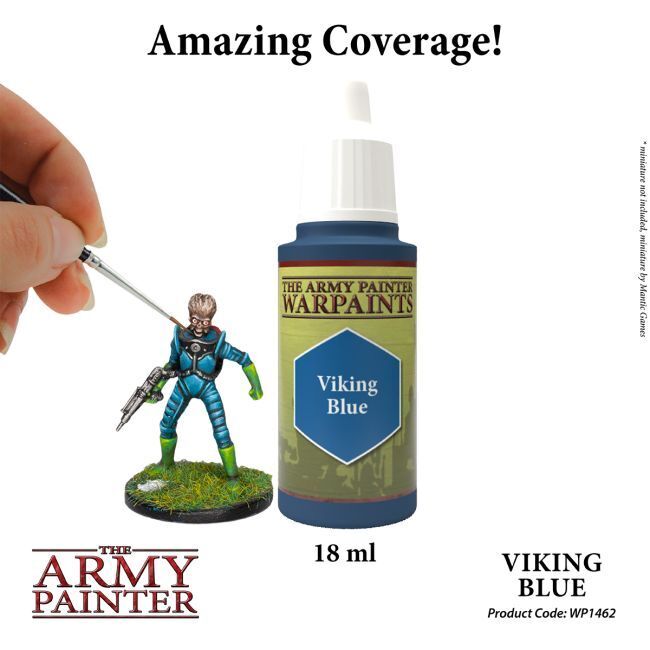 The Army Painter Warpaints: Viking Blue - 18ml Acrylic Paint