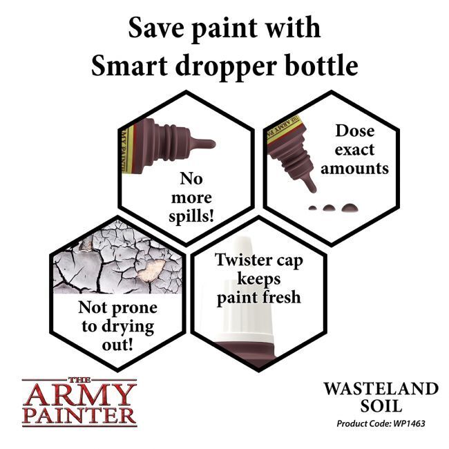 The Army Painter Warpaints: Wasteland Soil - 18ml Acrylic Paint