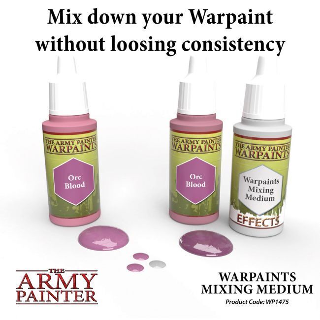 The Army Painter Warpaints Effect: Warpaints Effect: Mixing Medium - 18ml Acrylic Paint