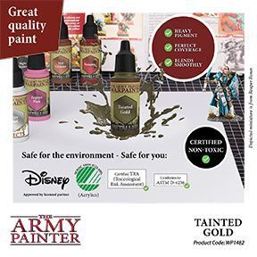 The Army Painter Warpaints Metallic: Tainted Gold - 18ml Acrylic Paint