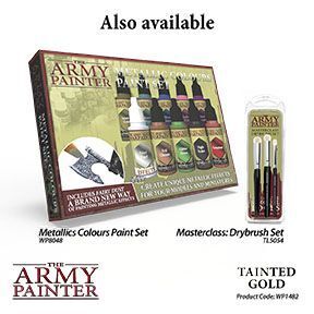 The Army Painter Warpaints Metallic: Tainted Gold - 18ml Acrylic Paint