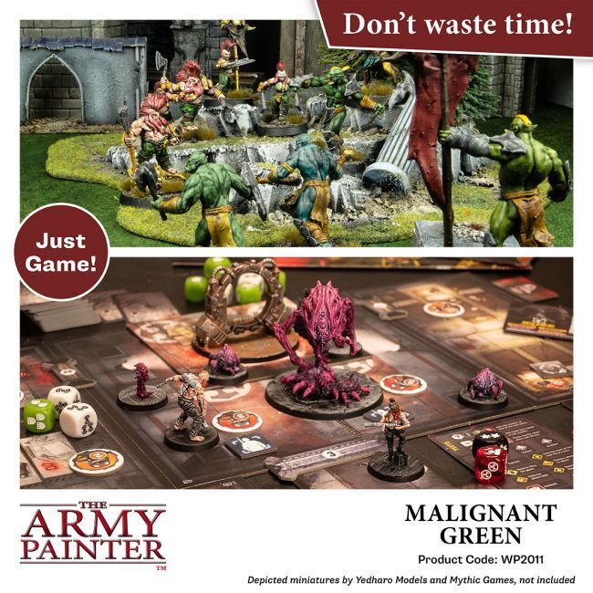 The Army Painter Speedpaint: Malignant Green - 18ml Acrylic Paint