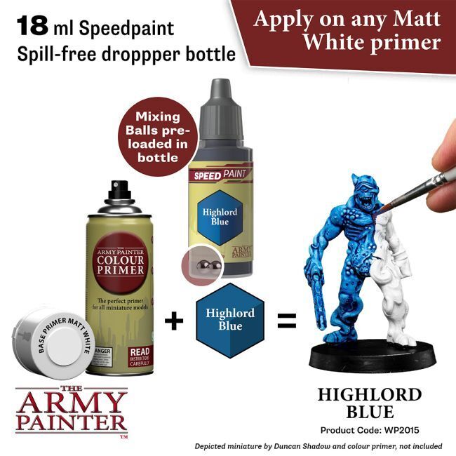 The Army Painter Speedpaint: Highlord Blue - 18ml Acrylic Paint