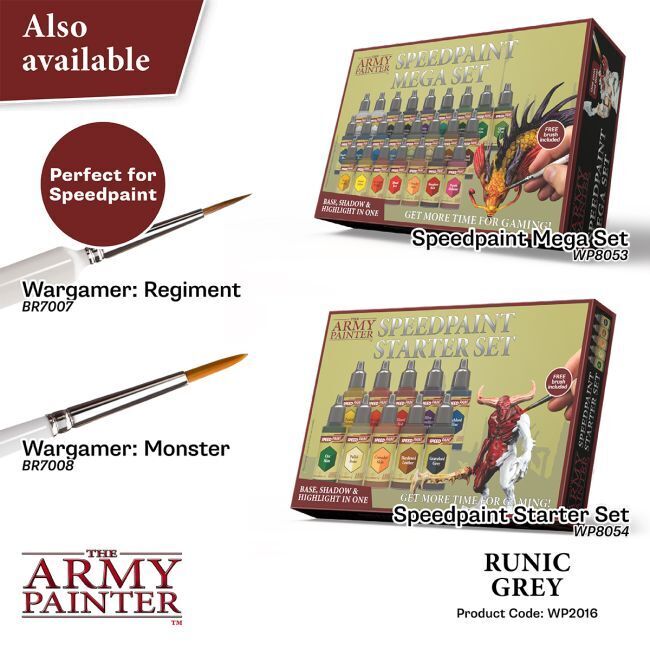 The Army Painter Speedpaint: Runic Grey - 18ml Acrylic Paint