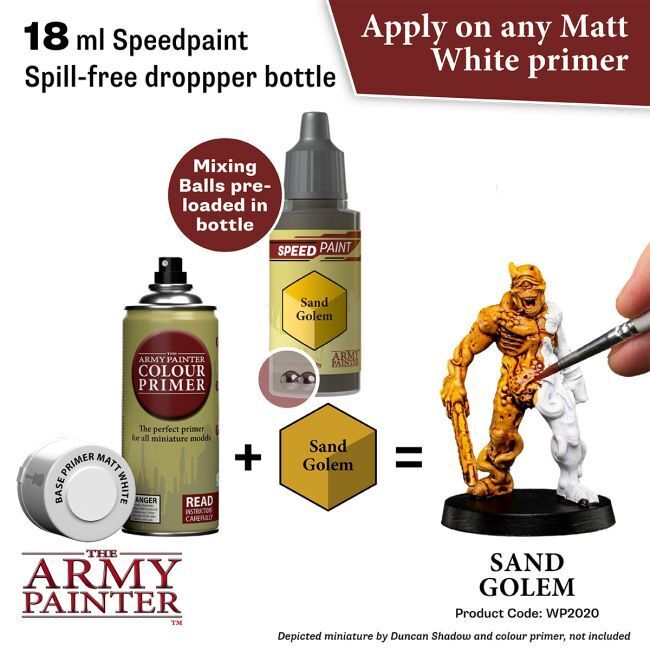 The Army Painter Speedpaint: Sand Golem - 18ml Acrylic Paint