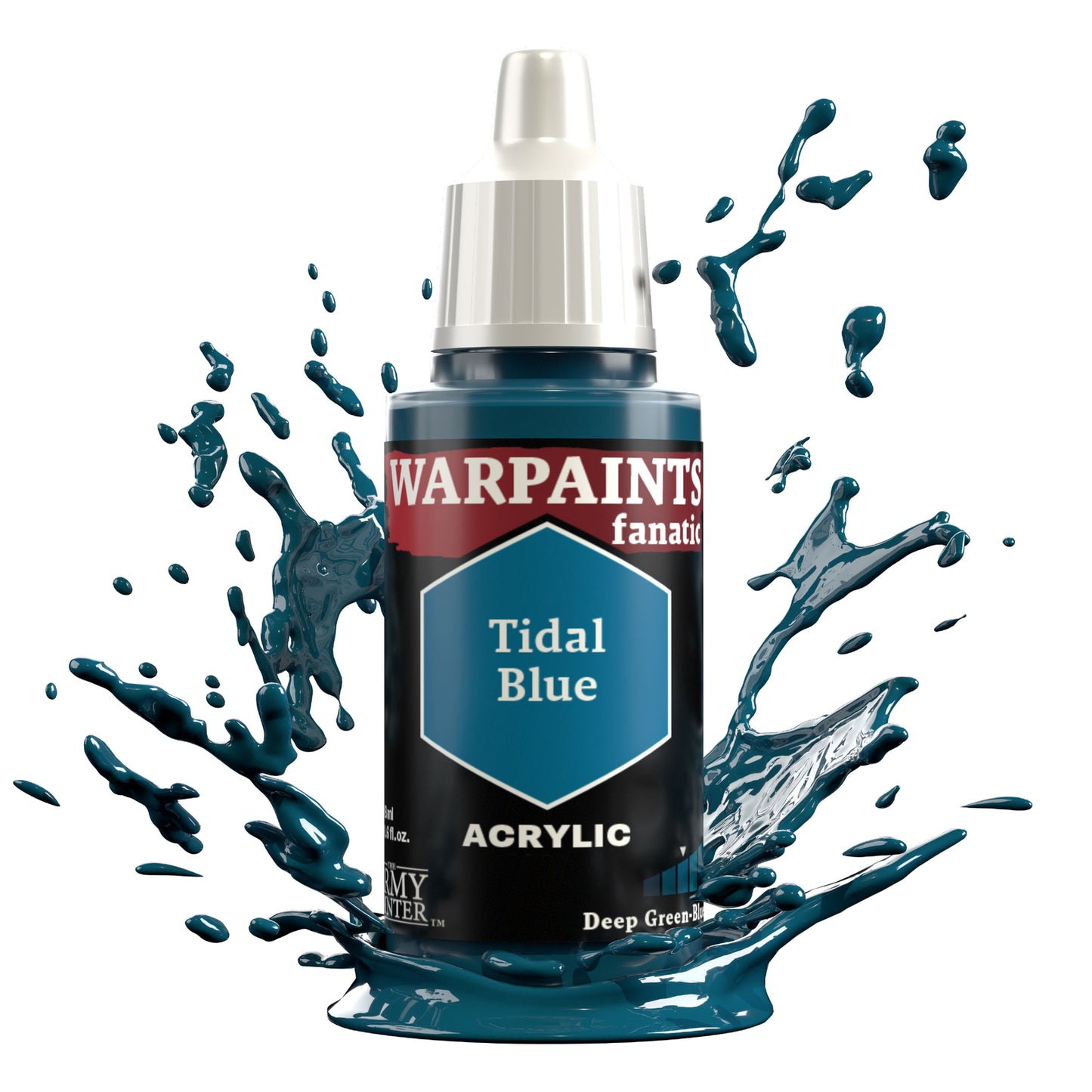 The Army Painter Warpaints Fanatic: Tidal Blue - 18ml Acrylic Paint