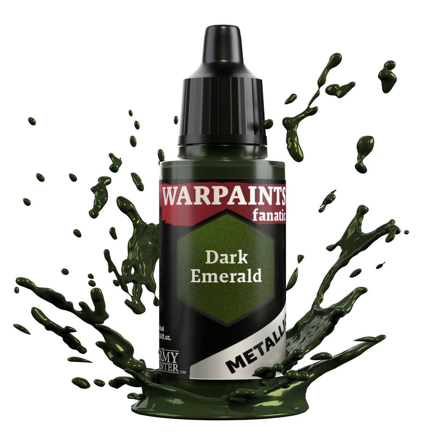 The Army Painter Warpaints Fanatic Metallic: Dark Emerald - 18ml Acrylic Paint