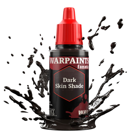 The Army Painter Warpaints Fanatic Wash: Dark Skin Shade - 18ml Acrylic Paint