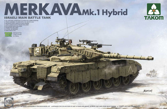 Takom 1/35 Israeli Main Battle Tank Merkava 1 Hybird Plastic Model Kit