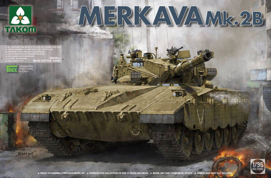 Takom 1/35 Israeli main battle tank Merkava mk.2b Plastic Model Kit