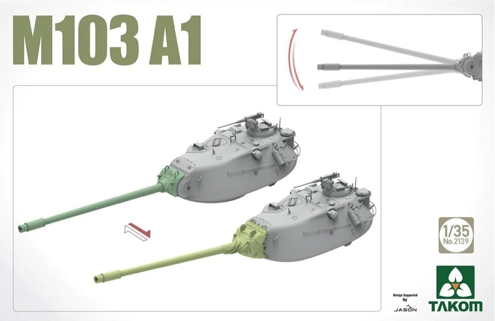 Takom 1/35 M103 A1 Plastic Model Kit