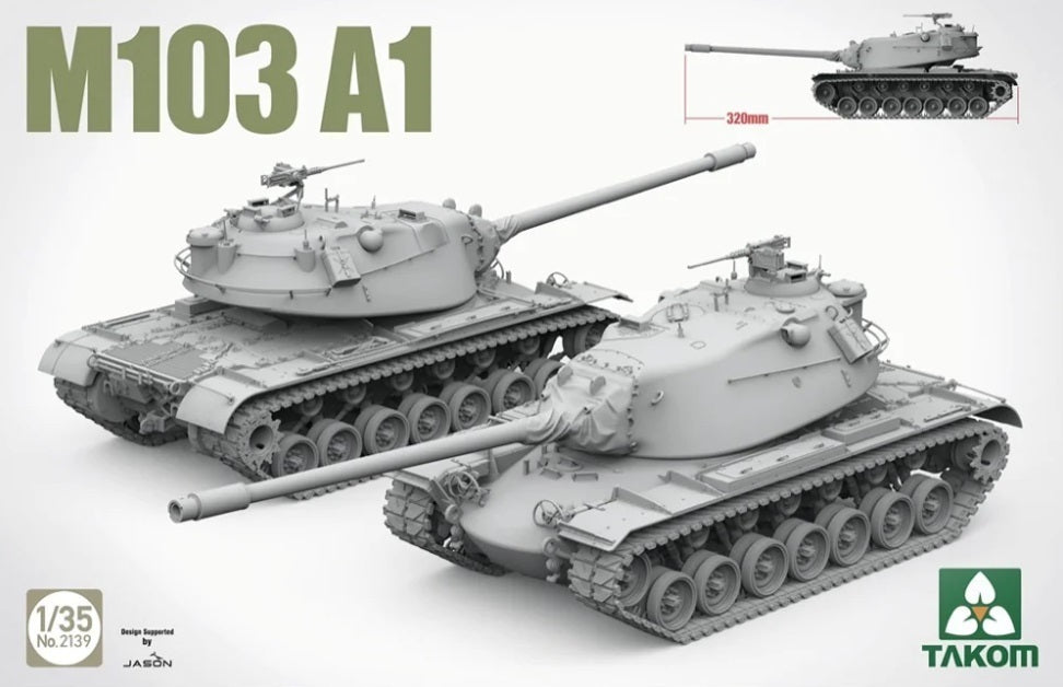 Takom 1/35 M103 A1 Plastic Model Kit