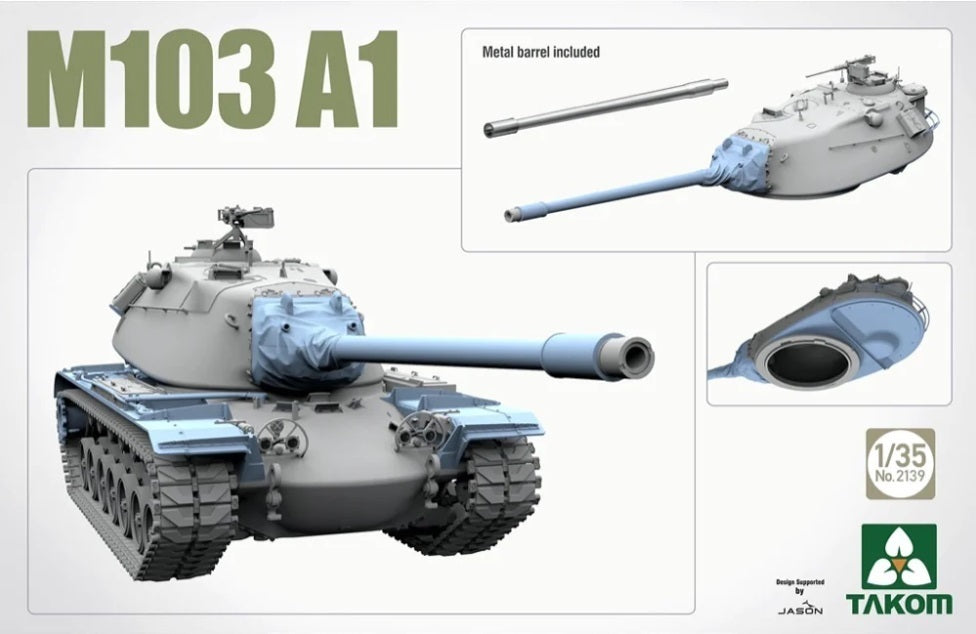 Takom 1/35 M103 A1 Plastic Model Kit