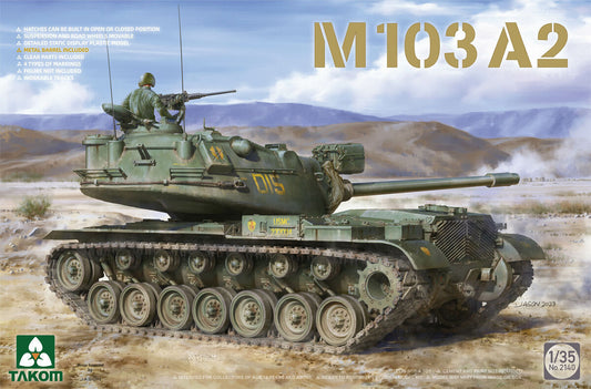 Takom 1/35 M103 A2 Plastic Model Kit