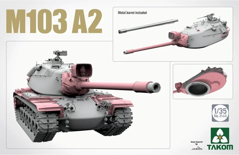 Takom 1/35 M103 A2 Plastic Model Kit