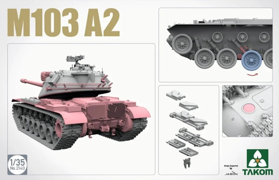 Takom 1/35 M103 A2 Plastic Model Kit