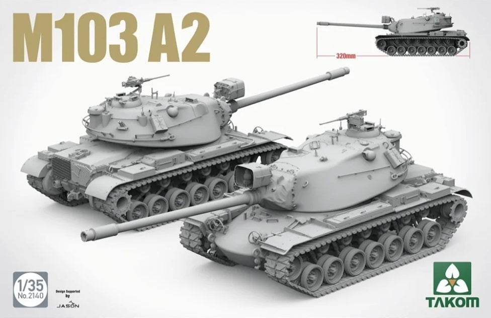 Takom 1/35 M103 A2 Plastic Model Kit