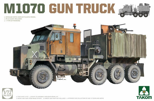 Takom 1/72 M1070 Gun Truck Plastic Model Kit