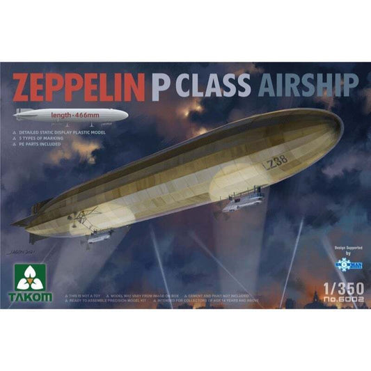 Takom 1/350 Zeppelin P Class Airship Plastic Model Kit