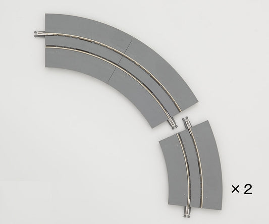 Tomix N Tram Super Mini Curve Track 4-1/16" 103mm 2 each of 30 & 60°