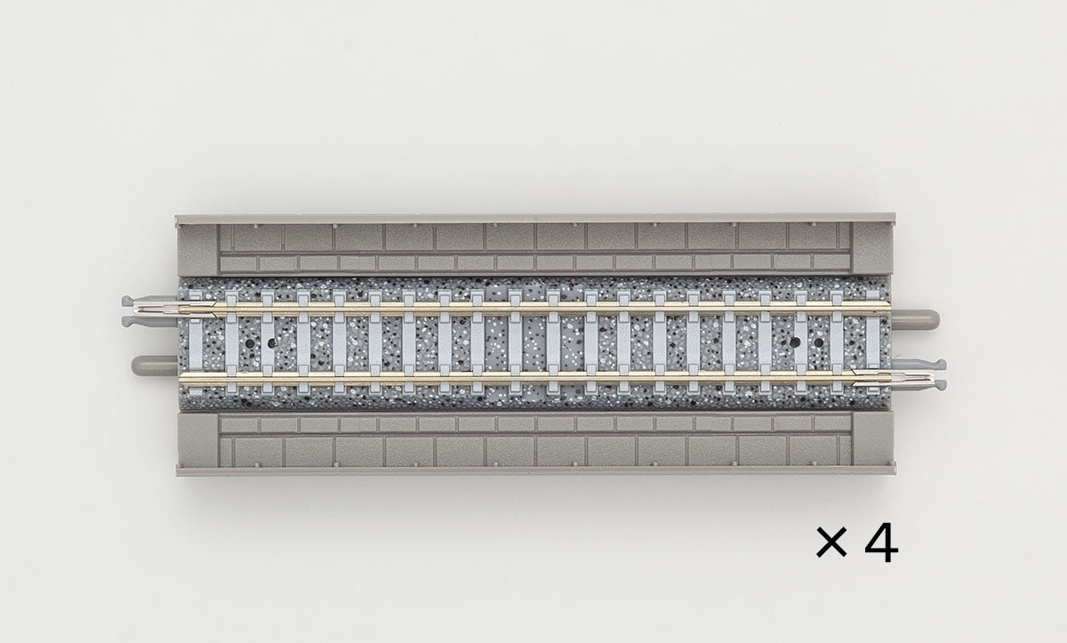 Tomix N Overhead Viaduct Straight Track 3-7/8" 99mm (4)