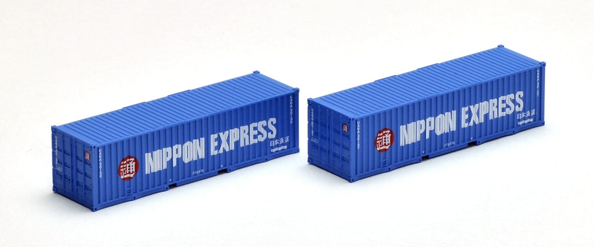 Tomix N U46A-30000 type container (Nippon Express, blue, 2 pieces)