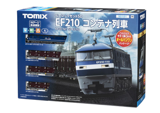 Tomix N Starter Set SD EF 210 Container Train