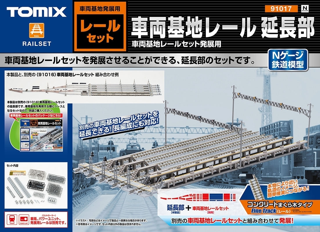 Tomix N Train Base Track Set extension