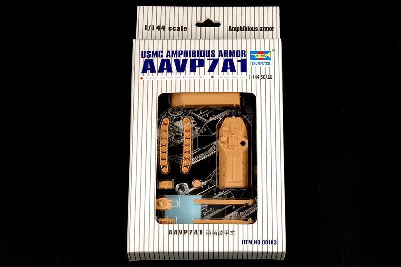 Trumpeter 1/144  AAVP7A1 Amphibious armor Plastic Model Kit