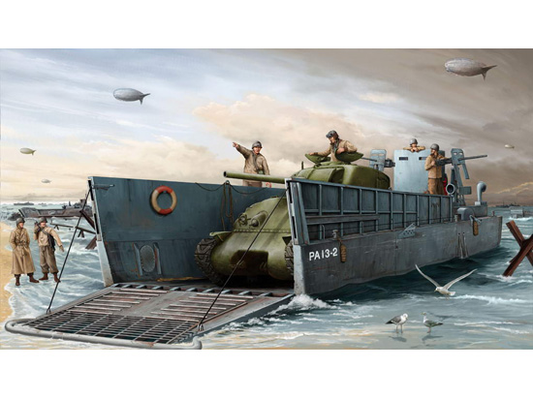 Trumpeter 1/35 WW II US Navy LCM(3) Landing craft Plastic Model Kit