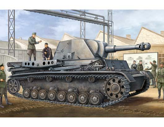 Trumpeter 1/35 Heuschrecke IVb Grasshopper 10.5cm le FH 18/1 L/28 auf Waffentrager IVb