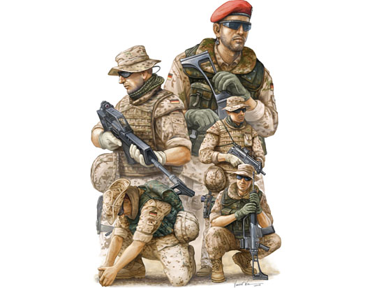 Trumpeter 1/35 Modern German ISAF Soldiers in Afghanistan