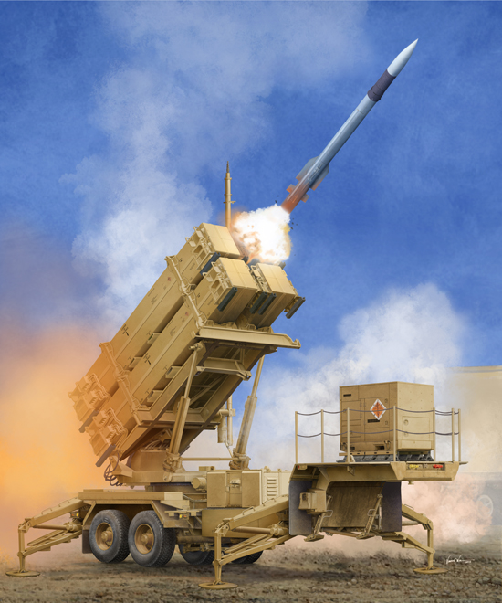 Trumpeter 1/35 US M901 Launching Station w/MIM-104F Patriot SAM System (PAC-3)