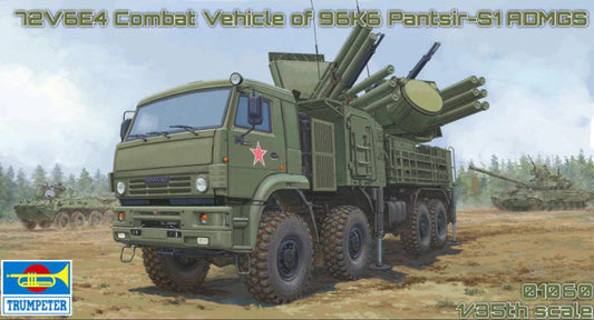 Trumpeter 1/35 Russian 72V6E4 Combat Vehicle of 96K6 Pantsir -S1 ADMGS Plastic Model Kit