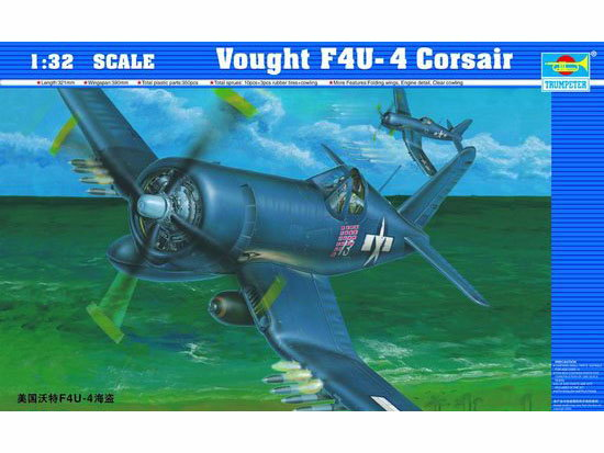 Trumpeter 1/32 US Vought F4U-4 Corsair Plastic Model Kit