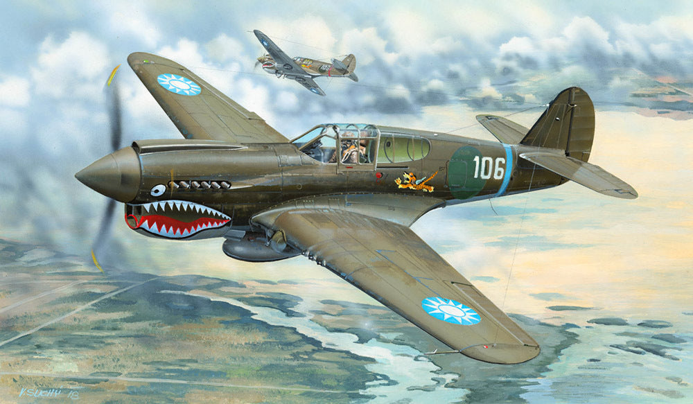 Trumpeter 1/32 P-40E War Hawk Plastic Model Kit