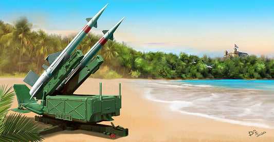 Trumpeter 1/35 Soviet 5P71 Launcher with 5V27 Missile Pechora (SA-3B Goa) Plastic Model Kit