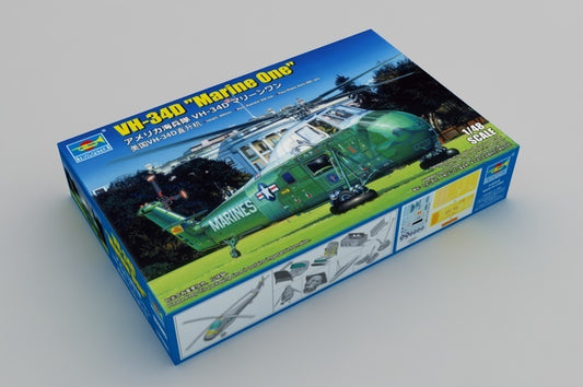 Trumpeter 1/48 VH-34D "Marine One"  - Re-Edition Plastic Model Kit [02885]