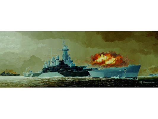 Trumpeter 1/350 USS BB-55North Carolina battleship Plastic Model Kit