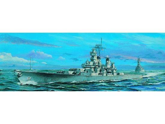 Trumpeter 1/700 U.S. Battleship BB-61 Iowa 1985