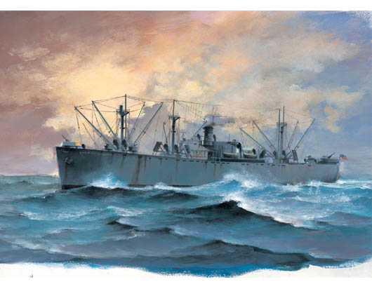 Trumpeter 1/700 SS Jeremiah O’Brien Liberty Ship