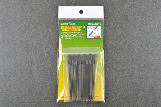 Trumpeter Disposable Mini Diagonal Brush x10